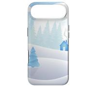 Neige et Ciel avec Paysage d'hiver et Nature à Noël Coque pour iPhone Air