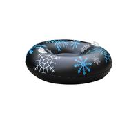 Neige Tube - PVC 90 cm, manchon gonflable, 0,4 mm d'épaisseur Double poignée Grip | Durable Donut Shape Fast Inflation, Winter Tubes For Iced River, Lake, Skiing, Snow Play