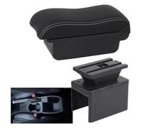 NEIGHBOBHOOD Console Centrale Consoles pour R&enault pour Clio 5 Accoudoir De Voiture Boîte Accoudoir Intérieur Boîte De Rangement Centrale(B White Line 3usb)