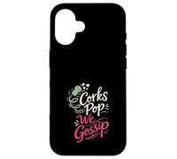 Neighbors with Wine Social Club Suburban Friends Wine Coque pour iPhone 16