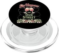 Neighbors with Wine Social Club Suburban Friends Wine PopSockets PopGrip pour MagSafe