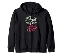Neighbors with Wine Social Club Suburban Friends Wine Sweat à Capuche