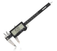 NEIKO 01401A Pied à coulisse numérique électronique 6" en acier inoxydable avec écran LCD extra large Conversions de mesure en pouces, millimètres et fractions