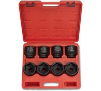 Neiko 02392 A 3/10,2 cm Drive Jumbo peu profond Impact Jeu de douilles, 8 pièces | SAE (2-1/40,6 cm - 2-1/5,1 cm) | Cr-Mo en acier