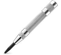 NEIKO 02639A Perforateur central automatique de 15,2 cm avec ressort réglable à une main, tige chromée et pointe en acier S2 de qualité supérieure
