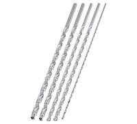NEIKO 10047A Lot de 5 forets extra longs | Acier HSS M2 | Longueur 30,5 cm | 1/8", 3/16", 1/4", 5/16" et 3/8"