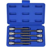 Neiko 10080 A 3/20,3 cm Drive Extra long Torx étoile Ensemble de douille, 7 pièces | T10-t40