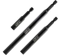 NEIKO 11403A Lot de 3 porte-embouts magnétiques | 6,3 cm, 10,2 cm et 6 | Acier Cr-V de qualité supérieure | Tige hexagonale de 6,35 mm