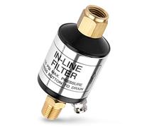 Neiko 30252A Séparateur d'eau et d'huile pour Ligne d'air, entrée et Sortie 1/4" NPT, 90 psi