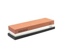 NEIKO 54004A Whetstone, Knife Sharpening Stone, 400 & 1000 Grit, Coarse, 2 Side Sharpener Stone, Water Sharpening Stone Set, Scissor, Blade, Kitchen Knife Sharpener Stone, Wet Stone Sharpening Kit