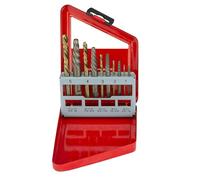 Neiko et adaptateur réseau d'un Alliage Extracteur de vis solide Cobalt Main gauche Ensemble de forets, 10 pièces