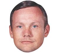 Neil Armstrong (Short Hair) Big Head. Masque plus grand que nature.