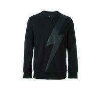 Neil Barrett - Lyocell SweaT-shirt - Homme - Sweatshirts et sweats à capuche - Noir - Taille: S