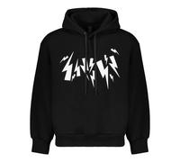 Neil Barrett - Sweat à capuche avec imprimé stylisé - Homme - Sweatshirts et sweats à capuche - Noir - Taille: XL