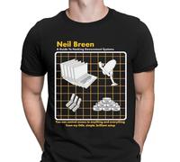 Neil Breen A Guide to Hacking Funny Mens T-Shirts Tee Top Black XL