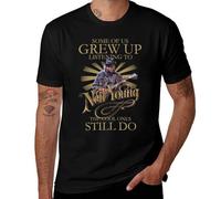 Neil T-shirt d'été en coton pour homme - Noir - Design cool - Logo imprimé graphique - Col rond - Manches courtes - Décontracté - Pour les fans de chanteurs, Noir, 6XL