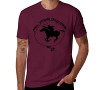 Neil T-shirt d'été en coton pour homme - Noir - Design cool - Logo imprimé graphique - Col rond - Manches courtes - Décontracté - Pour les fans de chanteurs, Style Maroon, 5XL