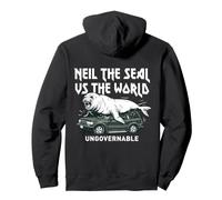 Neil The Seal Ungovernable Southern Elephant Seal Sweat à Capuche