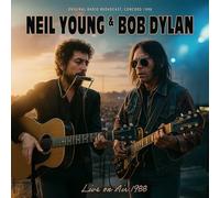 NEIL YOUNG BOB DYL - LIVE ON AIR 1988 BROWN VINYL - Vinyl Record - F600z