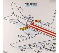 Neil Young - LANDING ON WATER LP GERMAN GEFFEN 1986