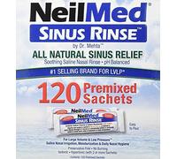 Neilmed Lot de 120 sachets de mélange pour irrigation nasale adulte