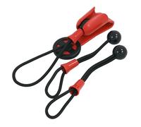 Neilsen CT4201 Système de support d'outil de ceinture élastique - Clip de ceinture en plastique | Retenue de boule élastique | 3 cordons élastiques à billes pour tenir les outils à main et électriques
