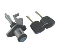 Neiman Antivol Direction Ensemble Complet De Cylindre De Serrure Arrière Coffre D'allumage Avec 2 Clés Compatible Avec Ford Pour Ka 1997-2007 AL177 97KGB22050BE 96FG122050AG(Trunk Lock)