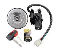 Neiman Serrure De Démarreur Pour XLV650 XL650 Pour Transalp 2000 2001 2002 2003 2004 2005 2006 Bouchon Carburant Interrupteur Allumage Serrure Siège Avec Kit Clé(Set)