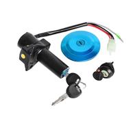 Neiman Serrure De Démarreur Pour Yamaha YBR125 YBR 125 2002 2003 2004 2005 2006 2007 2008-2019 Ensemble Interrupteur D'allumage Bouchon Carburant Verrouillage Siège