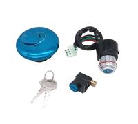 Neiman Serrure De Démarreur Universel 1 Kit D'accessoires Moto Pour Suzuki GN 125 : Contacteur D'allumage, Bouchon De Réservoir D'essence, Antivol Direction Et Clé