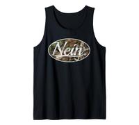 Nein. Nein Camouflage Vintage Funny German Quote Graphic Débardeur