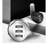 NEIQIUWING 1 serrure à combinaison à 3 chiffres en alliage de zinc pour armoire