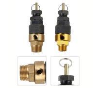 NEIQIUWING 3/8" 1/2" pour soupape de sécurité du compresseur d'air BSP, régulateur de pression noir