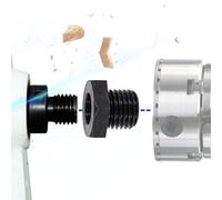 NEIQIUWING Adaptateur pour mandrin d'un tour en bois, 1 pouce 8TPI vers 3/4 × 16 outils