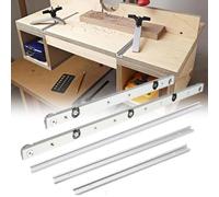 NEIQIUWING Barre d'onglet en alliage d'aluminium pour scie circulaire de table