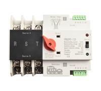 NEIQIUWING Commutateur automatique double puissance 2P 125 A compatible avec commutateur de générateur