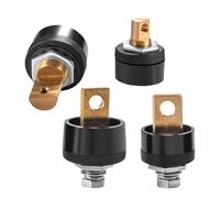 NEIQIUWING Connecteur pour DKJ10-25 35-50, plaque arrière européenne unilatérale, prise de connexion rapide pour soudure, or/noir, 1 pièce