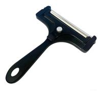 NEIQIUWING Coupe-fromage réglable en alliage de zinc avec fil en acier inoxydable pour fromage dur - Ustensile de cuisine ergonomique pour couper différents types de fromages, argenté (C)