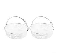 NEIQIUWING Élargissez facilement vos options de menu, lot de deux accessoires pour friteuse non air conçus pour s'adapter à la plupart des unités de 20,3 cm