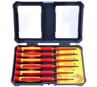 NEIQIUWING Ensemble d'outils d'électricien certifié VDE 1000 V, tournevis en acier au chrome vanadium, magnétique, ergonomique pour un travail sûr sur tension (C)