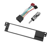 NEIQIUWING Façade d'autoradio 1 DIN avec faisceau de câbles pour BMW Série 3 E46 1998-2005