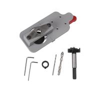 NEIQIUWING Gabarit de perçage de charnière cachée de 35 mm en acier au carbone haute résistance réglable de 3 à 7 mm/10 à 15 mm