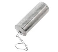 NEIQIUWING Infuseur à thé en maille fine et crochet pour chaîne, boule filtrante réutilisable pour feuilles de thé et épices, facile à nettoyer, 65 mm (L)