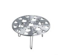 NEIQIUWING Insert vapeur réglable pour casseroles, rack à vapeur robuste avec pieds amovibles pour une cuisson efficace des légumes et de la viande, peu encombrant, pliable et facile à nettoyer (13,5
