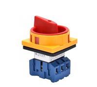 NEIQIUWING Interrupteur rotatif LW30-32A 3P 32 A 380 V avec contacts argentés et boîtier PC, pour ventilation, climatisation, pompes à eau