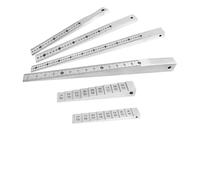 NEIQIUWING Jauge de cône, cale de soudage, jauges d'épaisseur - Mesure du trou 0,2-4 mm, 0,5-10 mm, 1-10 mm