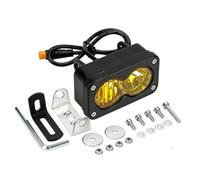 NEIQIUWING Kit de phare LED 3 broches étanche IP68 compatible avec Ridstar Q20/Q20 Lite/Q20 Pro Support de phare avant pour vélo électrique 2000 lumens Dual Beam