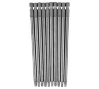 NEIQIUWING Lot de 10 embouts de tournevis à tête carrée en acier allié SQ2 150 mm pour tournevis manuel, perceuse électrique et perceuse pneumatique
