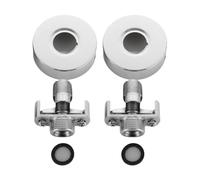 NEIQIUWING Lot de 2 adaptateurs de douche réglables avec couvercle décoratif