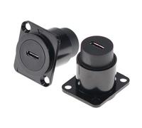 NEIQIUWING Lot de 2 adaptateurs de module, femelles vers femelles de type C, à encastrer